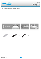 Prorack K040 Fitting Instructions Manual