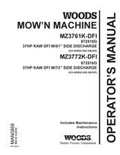 Woods MZ3761K-DFI Operator's Manual