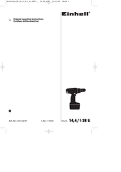 EINHELL RT-CD 14,4/1-2B Li Original Operating Instructions