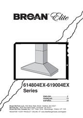 Broan 614804EX Series Manual
