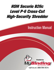 HSM securio B26 Operating Instructions Manual