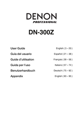 Denon Professional DN-300ZB User Manual