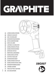 Graphite 58G007 Translation Of The Original Instructions