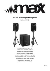 Max MX700 Instruction Manual