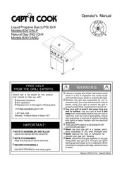 Capt'n Cook B2612ALP Operator's Manual