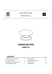 FIBARO FGPB-101-4 Operating Manual