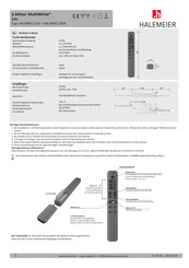 Halemeier S-Mitter MultiWhite 2 HA-MW2-SMS Manual