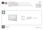 LG 50UT672M0UB Owner's Manual