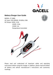 Gacell CT-3800 User Manual