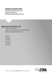 Pelgrim KIF670ZT Instructions For Use Manual