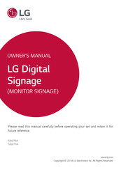 LG 55LV75A-7B.AUS Owner's Manual