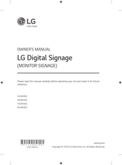 LG 65UM3DG-B.AAUD Owner's Manual