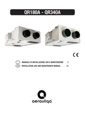 aerauliqa QR340A Instructions For Installation, Use And Maintenance Manual