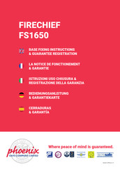 Phoenix FIRECHIEF FS1650 Instructions & Guarantee Registration