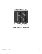 Gatekeeper Systems 504HD User Manual And Manual