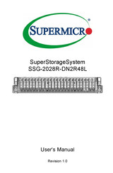 Supermicro SuperStorageSystem SSG-2028R-DN2R48L User Manual