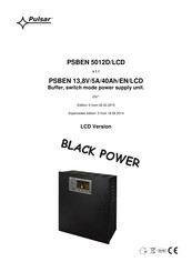 Pulsar BLACK POWER PSBEN 5012D/LCD Manual