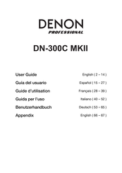 Denon Professional DN-300C MKII User Manual