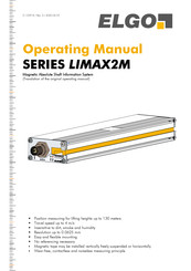 Elgo LIMAX2M Series Operating Manual