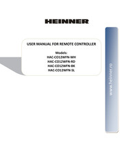 Heinner ONIX ECO HAC-CO12WFN-SL User Manual