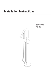 Badeloft AT-03 Installation Instructions Manual