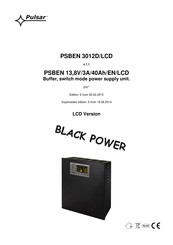Pulsar PSBEN 3012D/LCD Manual