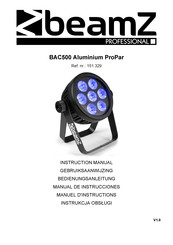 Beamz professional BAC500 Instruction Manual