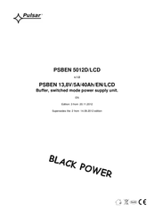 Pulsar BLACK POWER PSBEN 5012D/LCD Manual