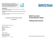 Bristan FHC CTRD02 C Fitting Instructions