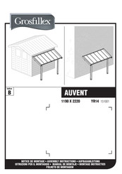 Grosfillex AUVENT YR14 Assembly Instructions Manual