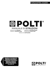 POLTI FORZASPIRA AG200 Instruction Manual