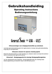 GeneralSonic GS13 Operating Instuructions