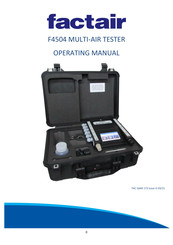 Factair F4504 Operating Manual