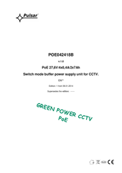 Pulsar POE042418B Manual
