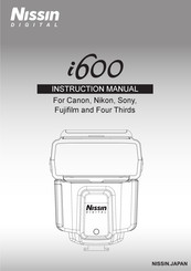 Nissin Digital i600 Instruction Manual