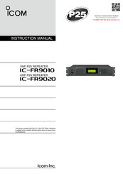 Icom IC-FR9010 Instruction Manual