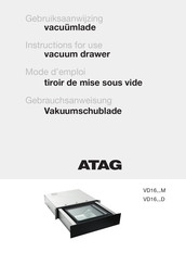 Atag VD1674M Instructions For Use Manual