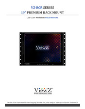 ViewZ VZ-RCR Series User Manual