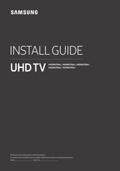 Samsung HG55RU750AJXZK Install Manual