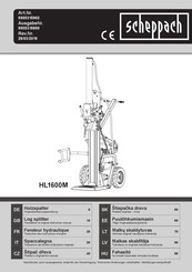Scheppach HL1600M Translation Of Original Instruction Manual