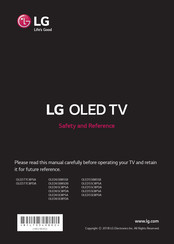 LG OLED65E8PSA Safety And Reference