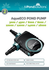 AllPondSolutions AqueECO 3000 Manual