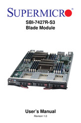 Supermicro SBI-7427R-S3 User Manual