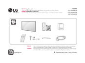 LG 43LT340H0SB Easy Setup Manual