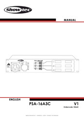 SHOWTEC PSA-16A3C Manual