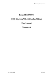 Intersil ISL39000C User Manual