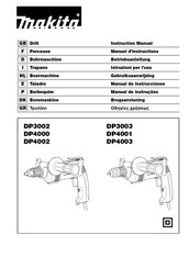 Makita DP4001J Instruction Manual
