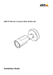 Axis 01573-001 Installation Manual