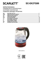 Scarlett SC-EK27G99 Instruction Manual