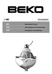 Beko DSA28000S Instructions For Use Manual